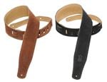 Levys MS26 2.5 Inch Suede Guitar Strap with Suede Backing Front View